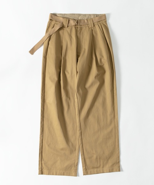 MUHET（ミュエータ）の「ベルト付きチノパンツ（チノパンツ・レディース・オフホワイト/ネイビー/ベージュ・SMALL/MEDIUM/X-LARGE）」の8枚目の写真