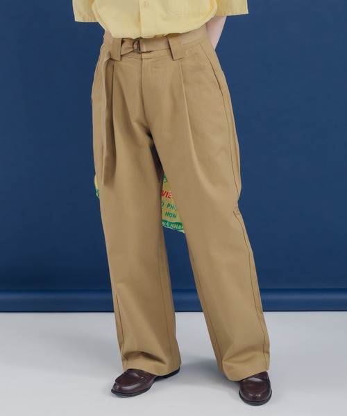 MUHET（ミュエータ）の「ベルト付きチノパンツ（チノパンツ・レディース・オフホワイト/ネイビー/ベージュ・SMALL/MEDIUM/X-LARGE）」の19枚目の写真