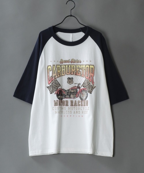 SITRY(シトリー)の「Big silhouette vintage print Ringer T-shirt/アメリカン ヴィンテージプリント リンガー ラグラン Tシャツ(Tシャツ/カットソー・メンズ・ネイビー/グリーン/グリーン系その他/ブルー系その他/ホワイト系その他/ブラック系その他/ブラック/ホワイト/ブラック系その他2/ホワイト系その他2/ブラック系その他3/ホワイト系その他4/レッド系その他2/グリーン系その他4/グリーン系その他2/グリーン系その他3/レッド/ホワイト系その他3/レッド系その他/ブラック系その他4/ホワイト系その他5/レッド系その他3・S/M/L/XL)」の17枚目の写真