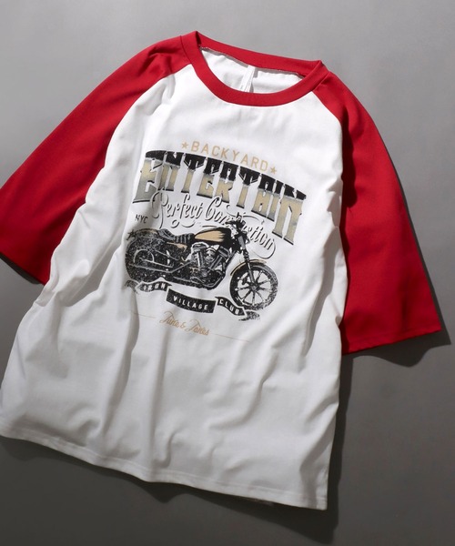 SITRY(シトリー)の「Big silhouette vintage print Ringer T-shirt/アメリカン ヴィンテージプリント リンガー ラグラン Tシャツ(Tシャツ/カットソー・メンズ・ネイビー/グリーン/グリーン系その他/ブルー系その他/ホワイト系その他/ブラック系その他/ブラック/ホワイト/ブラック系その他2/ホワイト系その他2/ブラック系その他3/ホワイト系その他4/レッド系その他2/グリーン系その他4/グリーン系その他2/グリーン系その他3/レッド/ホワイト系その他3/レッド系その他/ブラック系その他4/ホワイト系その他5/レッド系その他3・S/M/L/XL)」の20枚目の写真