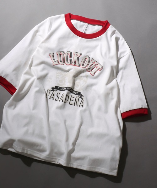SITRY(シトリー)の「Big silhouette vintage print Ringer T-shirt/アメリカン ヴィンテージプリント リンガー ラグラン Tシャツ(Tシャツ/カットソー・メンズ・ネイビー/グリーン/グリーン系その他/ブルー系その他/ホワイト系その他/ブラック系その他/ブラック/ホワイト/ブラック系その他2/ホワイト系その他2/ブラック系その他3/ホワイト系その他4/レッド系その他2/グリーン系その他4/グリーン系その他2/グリーン系その他3/レッド/ホワイト系その他3/レッド系その他/ブラック系その他4/ホワイト系その他5/レッド系その他3・S/M/L/XL)」の21枚目の写真