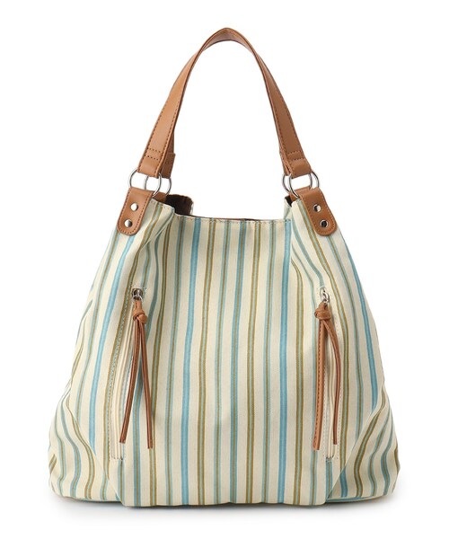 SHOO・LA・RUE(シューラルー)の「◆バルーントートバッグ(トートバッグ・レディース・グレー/ブラック系2/ブルー系2/ベージュ・00)」の10枚目の写真