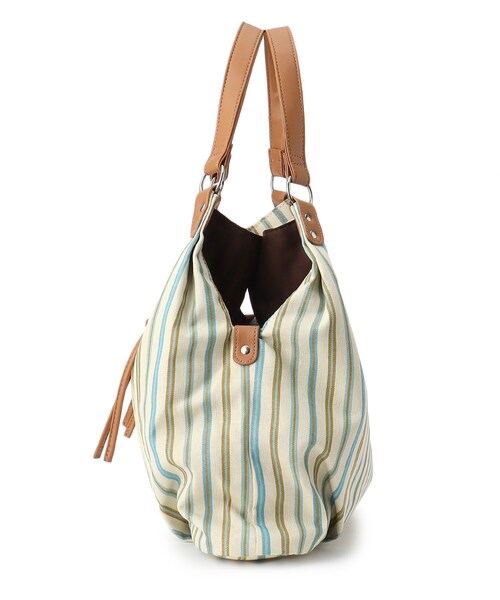 SHOO・LA・RUE(シューラルー)の「◆バルーントートバッグ(トートバッグ・レディース・グレー/ブラック系2/ブルー系2/ベージュ・00)」の17枚目の写真