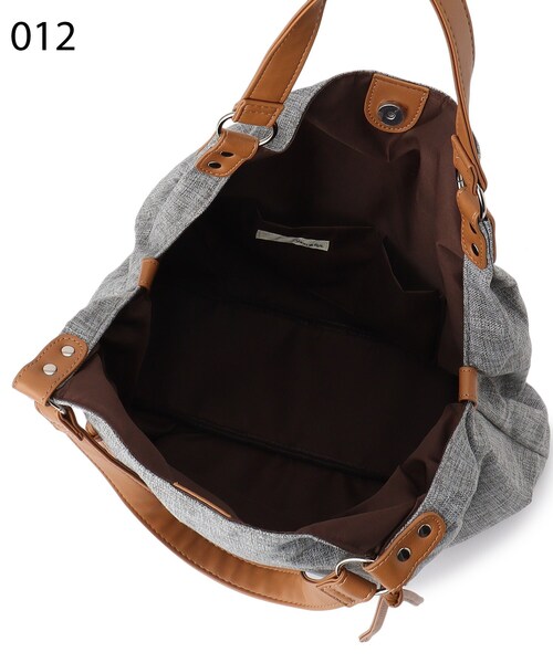 SHOO・LA・RUE(シューラルー)の「◆バルーントートバッグ(トートバッグ・レディース・グレー/ブラック系2/ブルー系2/ベージュ・00)」の15枚目の写真