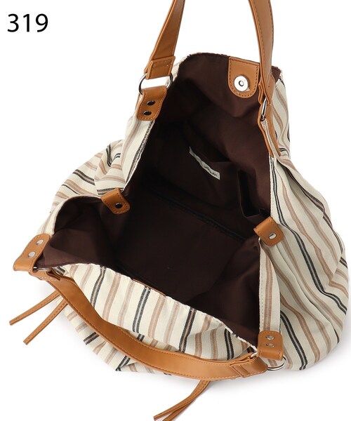 SHOO・LA・RUE(シューラルー)の「◆バルーントートバッグ(トートバッグ・レディース・グレー/ブラック系2/ブルー系2/ベージュ・00)」の13枚目の写真