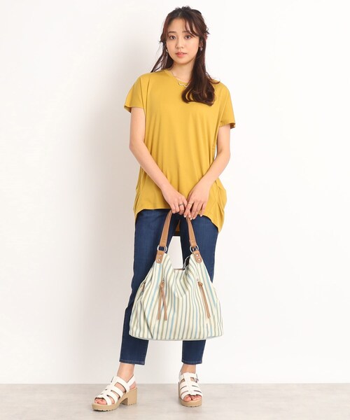 SHOO・LA・RUE(シューラルー)の「◆バルーントートバッグ(トートバッグ・レディース・グレー/ブラック系2/ブルー系2/ベージュ・00)」の22枚目の写真