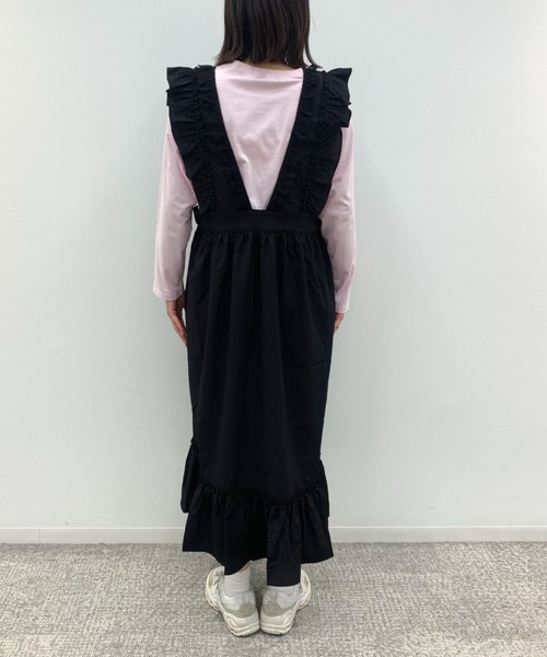 kutir(クティール)の「【クティールとレトロ】2WAYフリルキャミワンピース(ワンピース・レディース・オフホワイト/ブラック/ブルー・MEDIUM/SMALL/LARGE)」の15枚目の写真