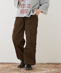 CUBE SUGAR | WEB限定コットンツイル裾絞りイージーカーゴパンツ(カーゴパンツ)