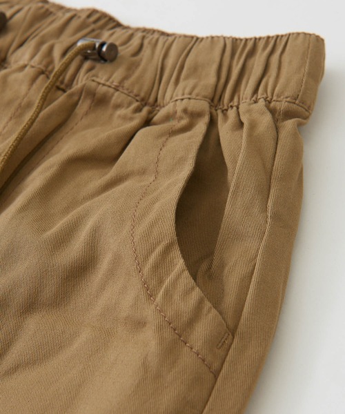 CUBE SUGAR（キューブシュガー）の「WEB限定コットンツイル裾絞りイージーカーゴパンツ（カーゴパンツ・レディース・ブラック/ベージュ/カーキ・M/L）」の19枚目の写真