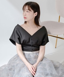 qumerry. | バックレースアップトップス(その他トップス)