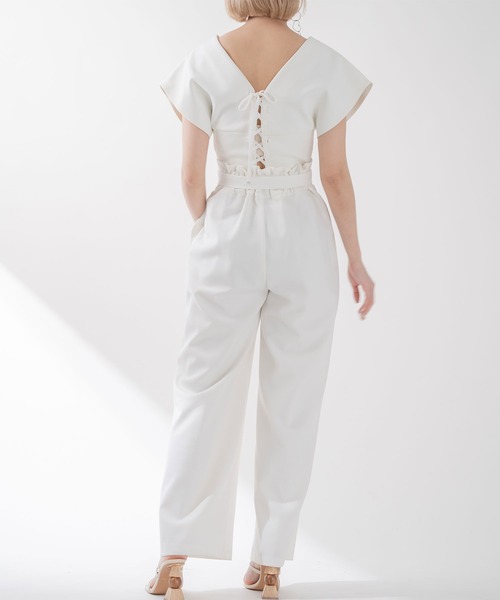 qumerry.（キュメリ）の「バックレースアップトップス（その他トップス・レディース・ブラック/ホワイト・FREE）」の14枚目の写真