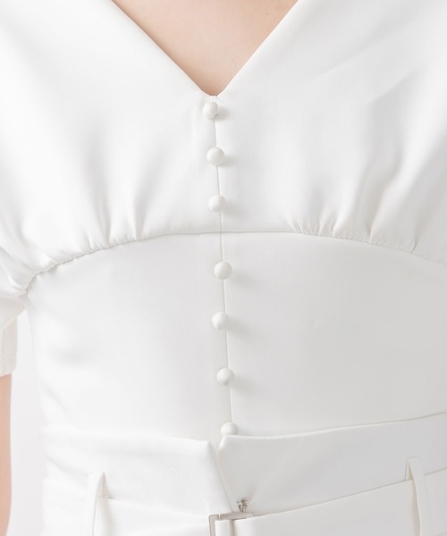 【qumerry. キュメリ】バックレースアップトップス/試着のみ美品/大人可愛 qumerry.（キュメリ）の「バックレースアップトップス（その他
