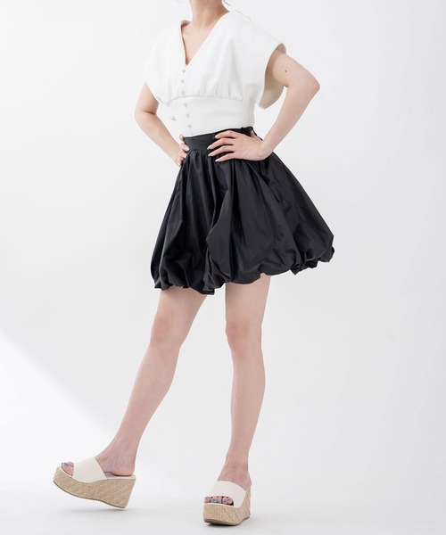 qumerry.（キュメリ）の「バックレースアップトップス（その他トップス・レディース・ブラック/ホワイト・FREE）」の21枚目の写真