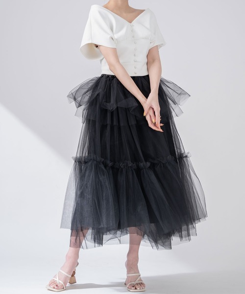 qumerry.（キュメリ）の「バックレースアップトップス（その他トップス・レディース・ブラック/ホワイト・FREE）」の5枚目の写真