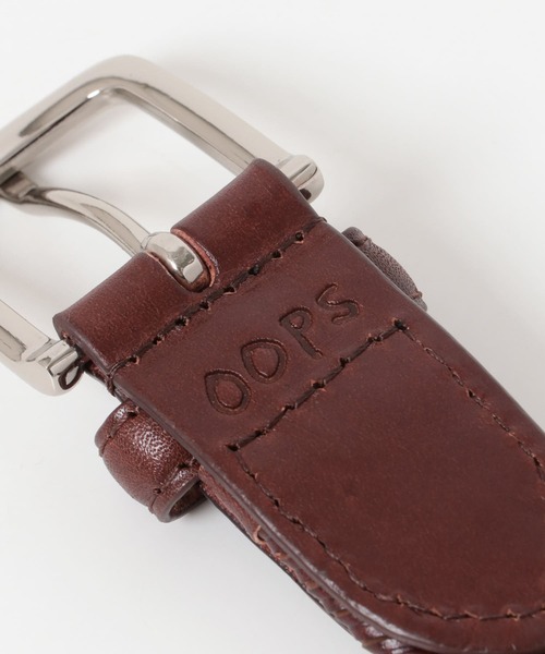 URBAN RESEARCH Sonny Label（アーバンリサーチサニーレーベル）の「OOPS　刻印ベルト（ベルト・メンズ・ブラック/ブラウン・ONE）」の12枚目の写真