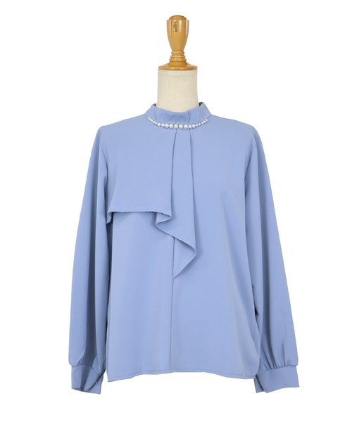 atelierggアトリエgg シャンブレー スタンドカラーブラウス 青23犬服 GG MADE IN TOKYO.』『GG+KIITI』『GG DENIM LINE』『Chocolat