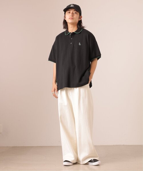 DOUBLE NAME（ダブルネーム）の「m:rex ミニ恐竜ワッペンポロシャツ