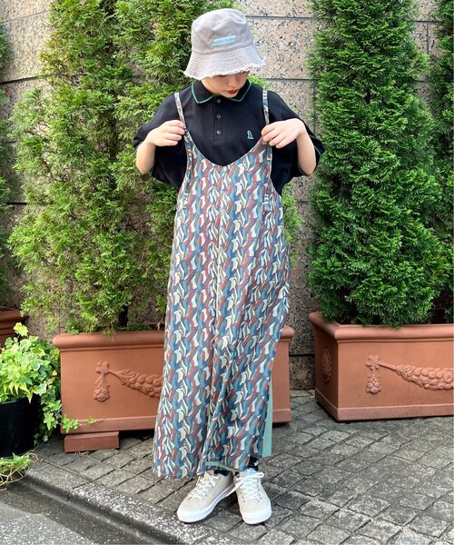 DOUBLE NAME（ダブルネーム）の「m:rex ミニ恐竜ワッペンポロシャツ/ユニセックス可（ポロシャツ・レディース・ブラック/ベージュ/ネイビー/グリーン/キナリ・FREE）」の22枚目の写真