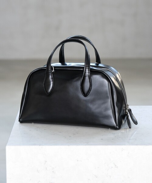 green label relaxing（グリーンレーベルリラクシング）の「クラシック ボストンバッグ（ショルダーバッグ・レディース・ライトブルー/ベージュ/ブラック・FREE）」の2枚目の写真