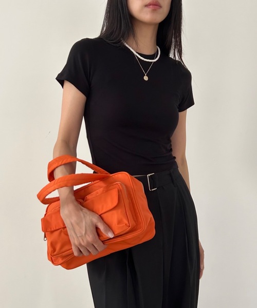 Didot.showroom(ディドット ショールーム)の「ベーシッククロップドコンパクトT(Tシャツ/カットソー・レディース・ベージュ/ブラック/ヘザーグレー/ホワイト・FREE)」の1枚目の写真