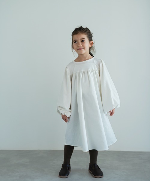 riziere（リジェール）の「ピュアコットンバルーンスリーブワンピース