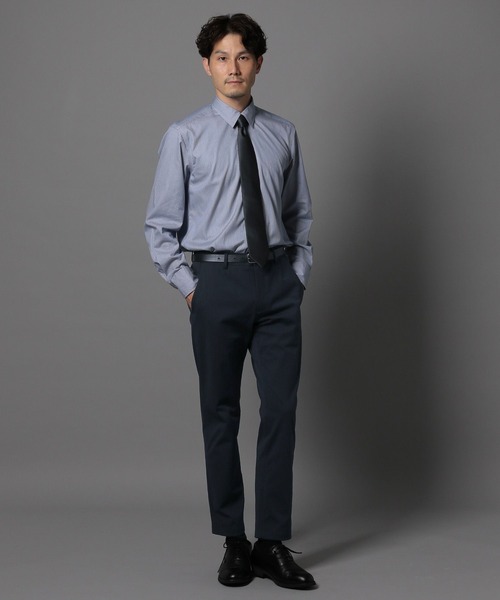 GLOBAL WORK(グローバルワーク)の「ブロードシャツ/Salon de GW/963204(シャツ/ブラウス・メンズ・サックスブルー/オフホワイト/ブルー系その他/ブラック・MEDIUM/SMALL/X-LARGE/LARGE)」の12枚目の写真