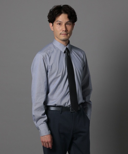 GLOBAL WORK(グローバルワーク)の「ブロードシャツ/Salon de GW/963204(シャツ/ブラウス・メンズ・サックスブルー/オフホワイト/ブルー系その他/ブラック・MEDIUM/SMALL/X-LARGE/LARGE)」の14枚目の写真