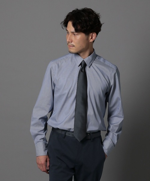 GLOBAL WORK(グローバルワーク)の「ブロードシャツ/Salon de GW/963204(シャツ/ブラウス・メンズ・サックスブルー/オフホワイト/ブルー系その他/ブラック・MEDIUM/SMALL/X-LARGE/LARGE)」の15枚目の写真