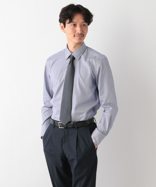 GLOBAL WORK(グローバルワーク)の「ブロードシャツ/Salon de GW/963204(シャツ/ブラウス・メンズ・サックスブルー/オフホワイト/ブルー系その他/ブラック・MEDIUM/SMALL/X-LARGE/LARGE)」の7枚目の写真