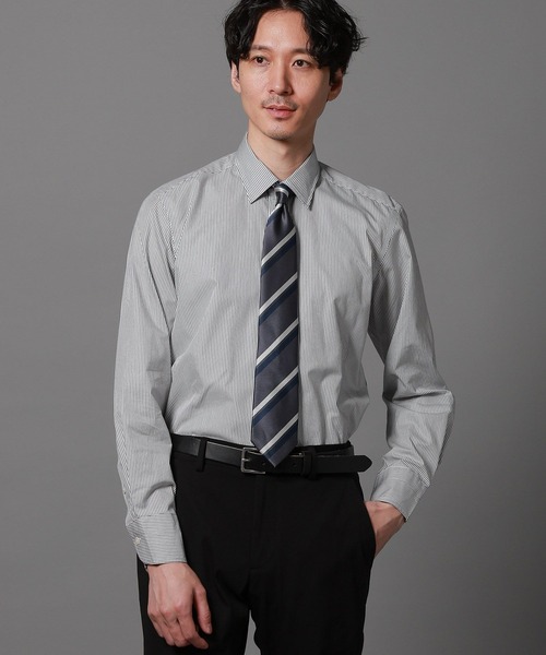 GLOBAL WORK(グローバルワーク)の「ブロードシャツ/Salon de GW/963204(シャツ/ブラウス・メンズ・サックスブルー/オフホワイト/ブルー系その他/ブラック・MEDIUM/SMALL/X-LARGE/LARGE)」の18枚目の写真