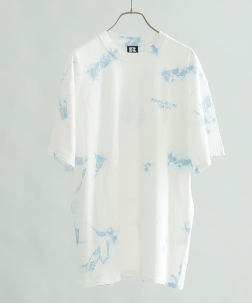 Russell Athletic（ラッセルアスレティック）の「RUSSELL ATHLETIC タイダイTシャツ（Tシャツ/カットソー・メンズ・ブルー系その他/ブラック系その他・LARGE/MEDIUM）」の9枚目の写真