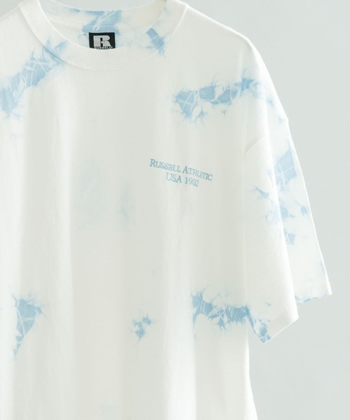 Russell Athletic（ラッセルアスレティック）の「RUSSELL ATHLETIC タイダイTシャツ（Tシャツ/カットソー・メンズ・ブルー系その他/ブラック系その他・LARGE/MEDIUM）」の14枚目の写真