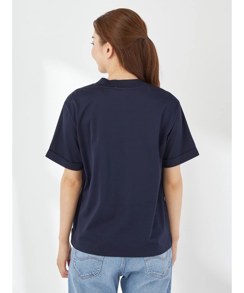 McGREGOR(マックレガー)の「【接触冷感】リバーシャーロンボーダーTシャツ(Tシャツ/カットソー・レディース・ピンク/ネイビー/ブルー/ライトイエロー/ダークブラウン/キャメル/その他9・L/M)」の10枚目の写真