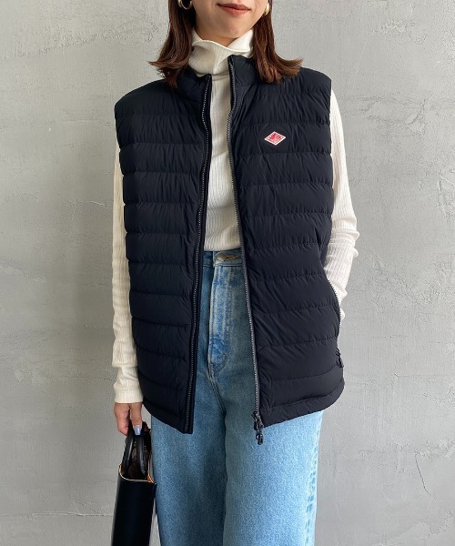 DANTON（ダントン）の「[DANTON/ダントン] 2WAYストレッチナイロン ダウンベスト（ダウンベスト・レディース・チャコール/ブラック・M/L/S）」の21枚目の写真