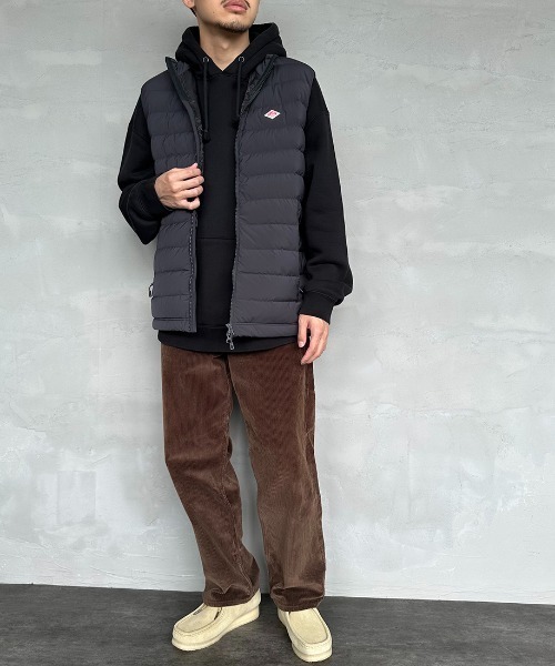 DANTON（ダントン）の「[DANTON/ダントン] 2WAYストレッチナイロン ダウンベスト（ダウンベスト・レディース・チャコール/ブラック・M/L/S）」の4枚目の写真