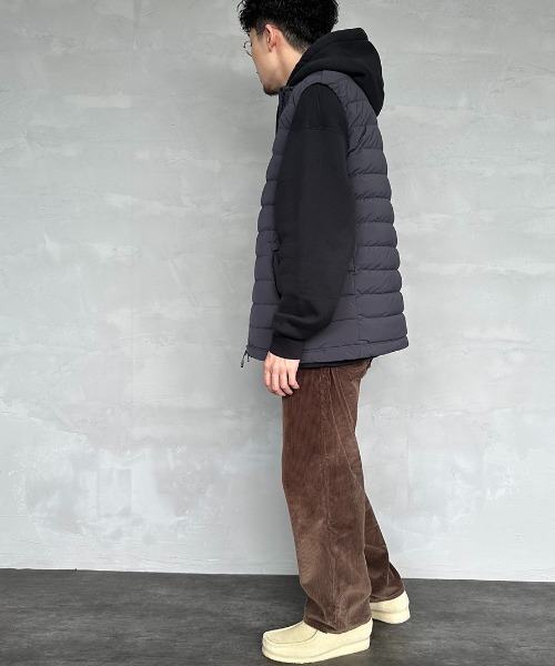 DANTON（ダントン）の「[DANTON/ダントン] 2WAYストレッチナイロン ダウンベスト（ダウンベスト・レディース・チャコール/ブラック・M/L/S）」の5枚目の写真