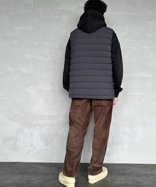 DANTON（ダントン）の「[DANTON/ダントン] 2WAYストレッチナイロン ダウンベスト（ダウンベスト・レディース・チャコール/ブラック・M/L/S）」の6枚目の写真