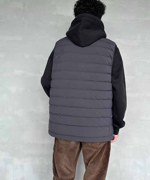 DANTON（ダントン）の「[DANTON/ダントン] 2WAYストレッチナイロン ダウンベスト（ダウンベスト・レディース・チャコール/ブラック・M/L/S）」の3枚目の写真
