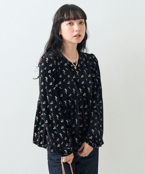 刺繍 異素材MIX ワッペン刺繍 Tシャツ ベロア 長袖 トップス 楽天市場】刺繍 異素材MIX ワッペン刺繍 Tシャツ ベロア 長袖