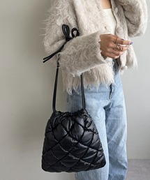 DISCOAT | キルティング巾着バッグ(ショルダーバッグ)