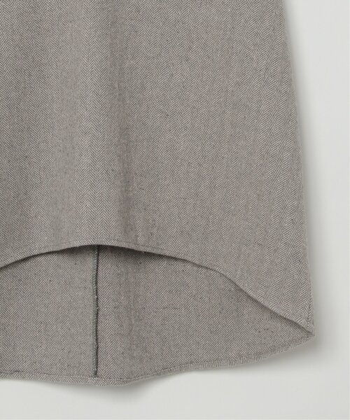 notch.（ノッチ）の「ヘリンボーンVネックベスト（ベスト・レディース・ブラック/グレー・M）」の6枚目の写真