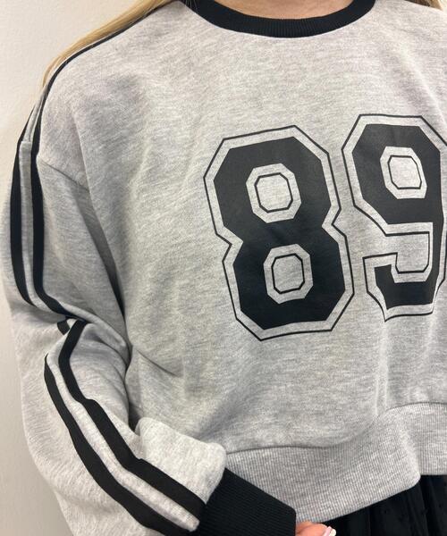 PHILLY（フィリー）の「【PHILLY】2ラインナンバリングショートスウェット（スウェット・レディース・グレー/ホワイト/ブラック・FREE）」の19枚目の写真