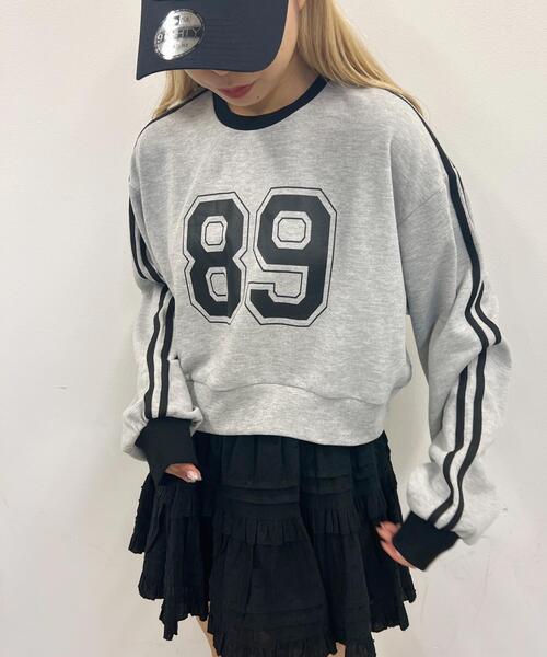 PHILLY（フィリー）の「【PHILLY】2ラインナンバリングショートスウェット（スウェット・レディース・グレー/ホワイト/ブラック・FREE）」の21枚目の写真