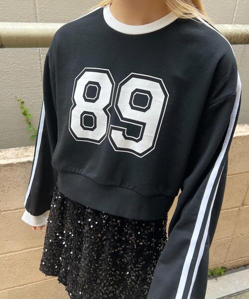 PHILLY（フィリー）の「【PHILLY】2ラインナンバリングショートスウェット（スウェット・レディース・グレー/ホワイト/ブラック・FREE）」の11枚目の写真