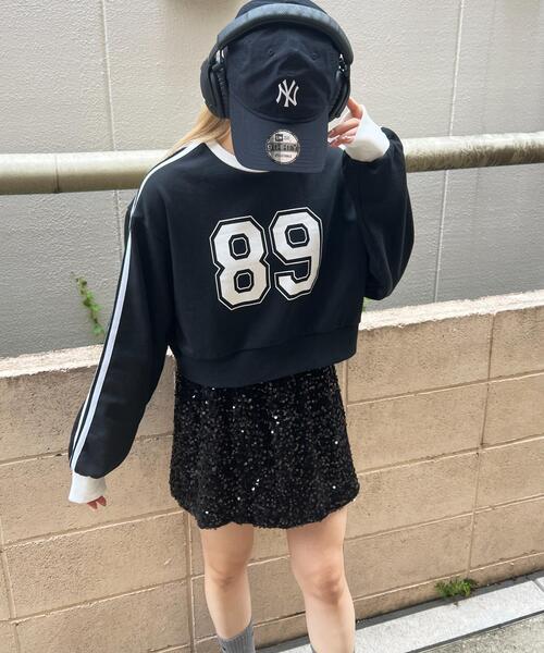 PHILLY（フィリー）の「【PHILLY】2ラインナンバリングショートスウェット（スウェット・レディース・グレー/ホワイト/ブラック・FREE）」の16枚目の写真