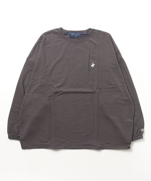BEVERLY HILLS POLO CLUB(ビバリーヒルズポロクラブ)の「BEVERLY HILLS POLO CLUB/ビバリーヒルズポロクラブ / ミニ裏毛BIGスウェット(スウェット・レディース・アイボリー/ブラック/ブラウン/グリーン/グレー/ブルー/オレンジ/ネイビー・MEDIUM/LARGE/X-LARGE)」の18枚目の写真