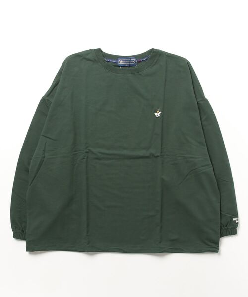 BEVERLY HILLS POLO CLUB(ビバリーヒルズポロクラブ)の「BEVERLY HILLS POLO CLUB/ビバリーヒルズポロクラブ / ミニ裏毛BIGスウェット(スウェット・レディース・アイボリー/ブラック/ブラウン/グリーン/グレー/ブルー/オレンジ/ネイビー・MEDIUM/LARGE/X-LARGE)」の19枚目の写真