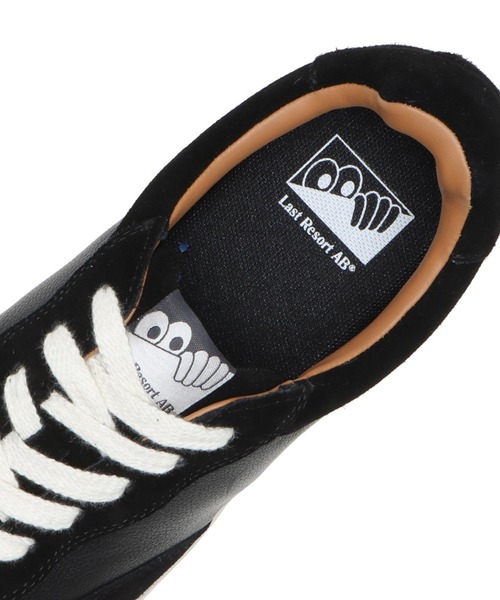 Last Resort AB（ラストリゾート・エービー）の「CM001 SUEDE/LEATHER LO　BLACK/WHITE（スニーカー・メンズ・ブラック・6h/7/8/8h/10/10h/5h/7h/6/5/9/9h/4h/11/12）」の4枚目の写真