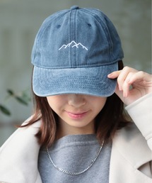 MAISON BREEZE（メゾンブリーズ）の「【MAISON BREEZE】ウォッシュドデニム風キャップ KNF039（キャップ）」