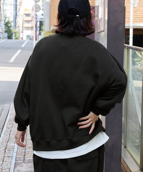 CODDERR】アーチロゴ刺繍 ヘビーウェイト裏起毛スウェット